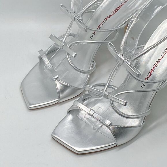 Stuart Weitzman Bow Strappy Sandals size 8.5 - Picture 5 of 11